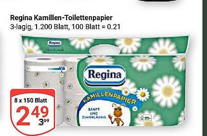 Regina Kamillen-Toilettenpapier