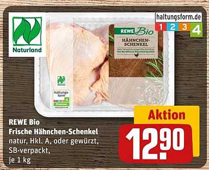 REWE Bio Frische Hähnchen-Schnekel