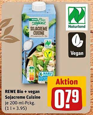 REWE Bio + vegan Sojacreme Cuisine