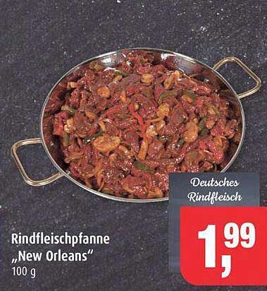 Rindfleischpfanne „New Orleans“