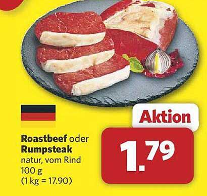 Roastbeef oder Rumpsteak