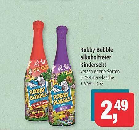 Robby Bubble alkoholfreier Kindersekt