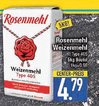 Rosenmehl Weizenmehl Type 405