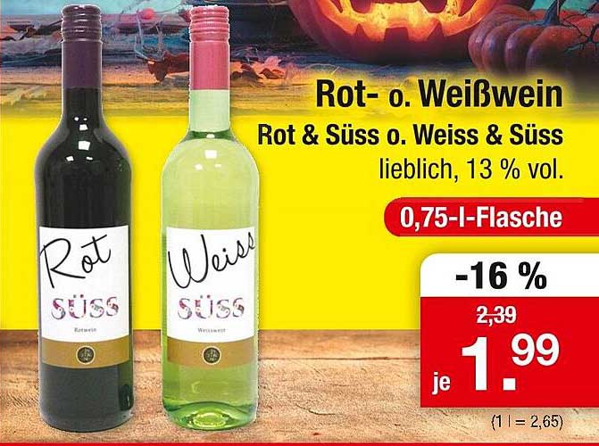 Rot- o. Weißwein