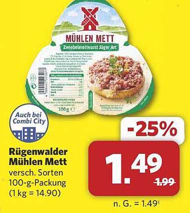 Rügenwalder Mühlen Mett