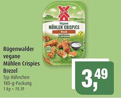 Rügenwalder vegane Mühlen Crispies Brezel