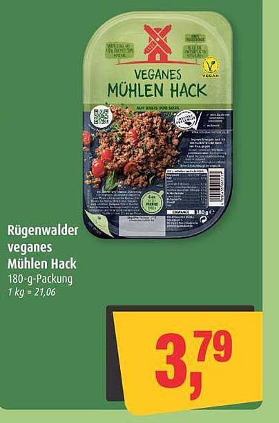 Rügenwalder veganes Mühlen Hack