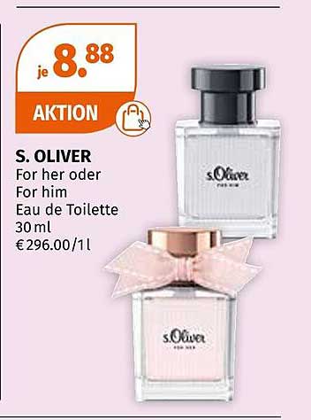 S. OLIVER For her oder For him Eau de Toilette 30 ml