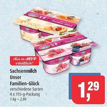 Sachsenmilch Unser Familien-Glück