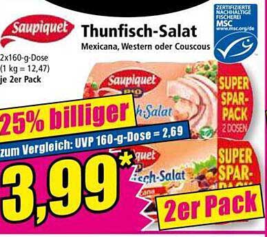 Saupiquet Thunfisch-Salat