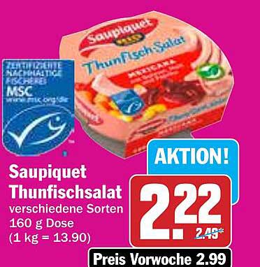 Saupiquet Thunfischsalat