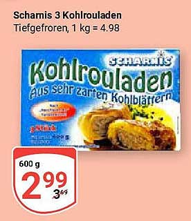 Schamis 3 Kohlrouladen