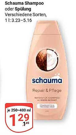 Schauma Shampoo oder Spülung