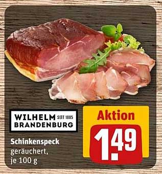 Schinkenspeck geräuchert