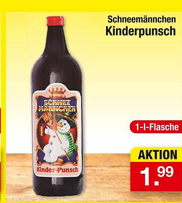 Schneemannchen Kinderpunsch