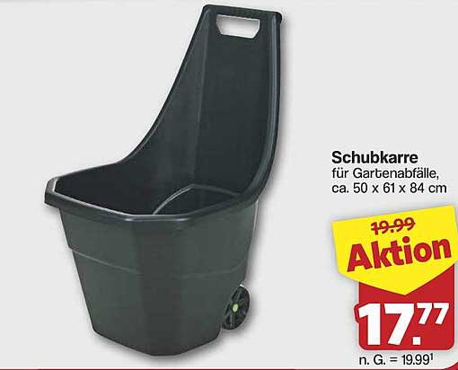 Schubkarre für Gartenabfälle