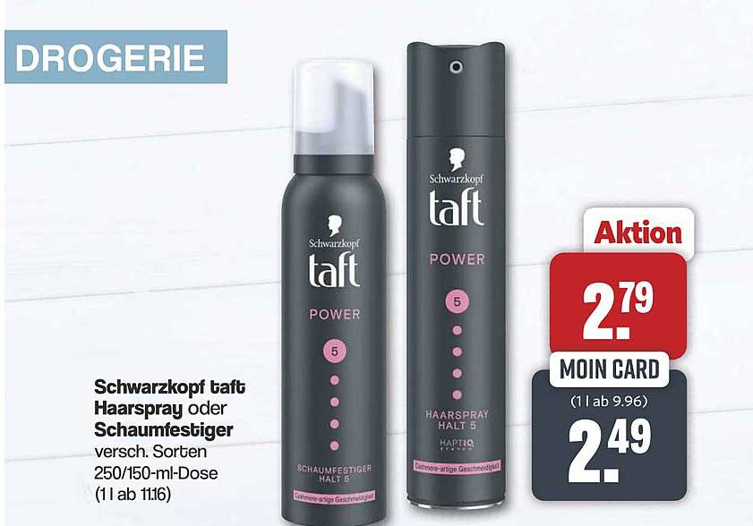 Schwarzkopf taft Haarspray oder Schaumfestiger