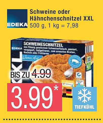 Schweine oder Hähnchenschnitzel XXL