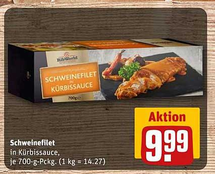 Schweinefilet in Kürbissauce