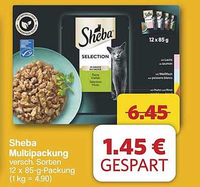 Sheba Multipackung versch. Sorten