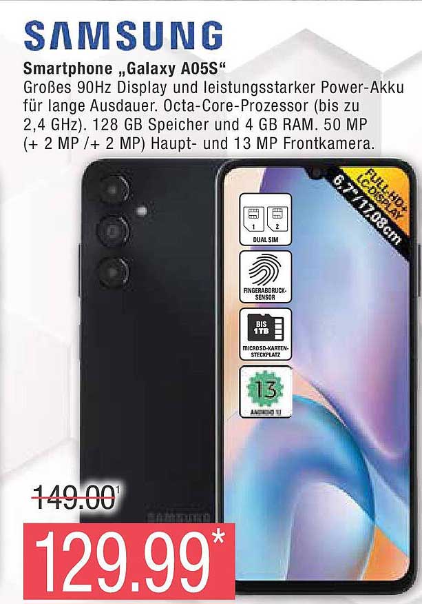 Smartphone „Galaxy A05S“