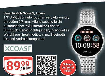 Smartwatch Siona 2, Luxus