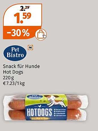 Snack für Hunde Hot Dogs