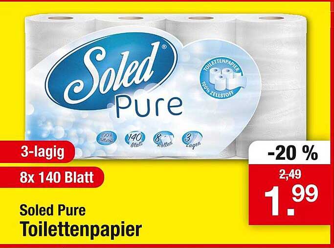 Soled Pure Toilettenpapier