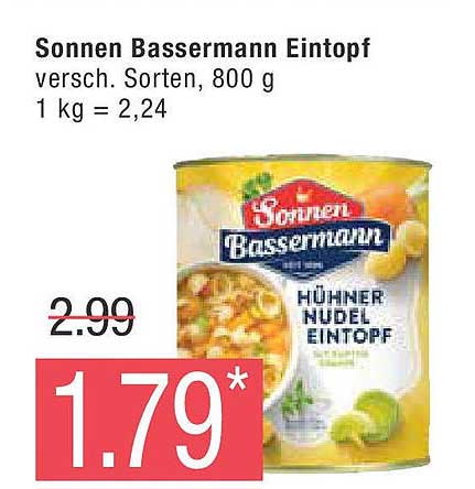 Sonnen Bassermann Eintopf