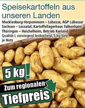 Speisekartoffeln aus unseren Ländern