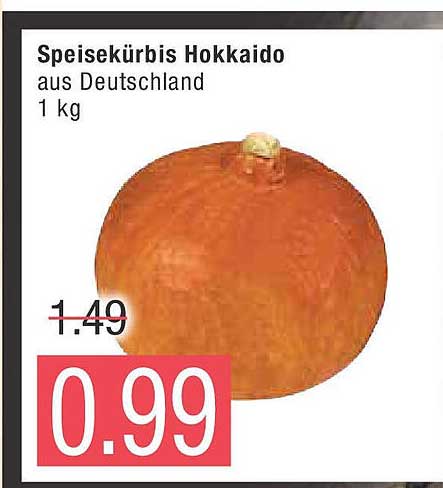 Speisekürbis Hokkaido