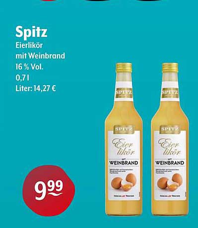 Spitz Eierlikör mit Weinbrand