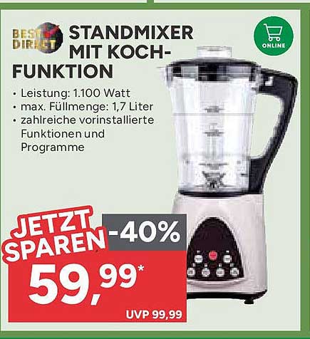 STANDMIXER MIT KOCH-FUNKTION