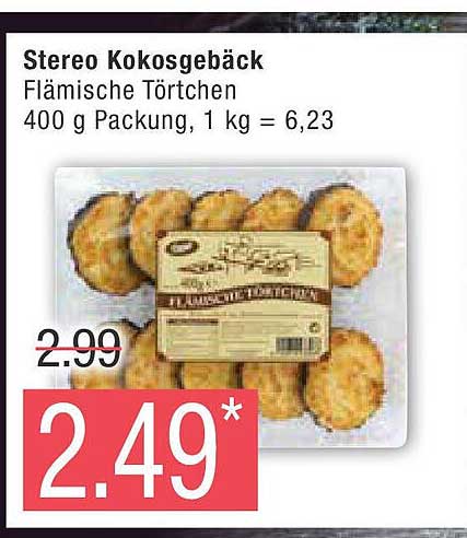 Stereo Kokosgebäck