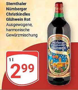 Sternthaler Nürnberger Christkindles Glühwein Rot