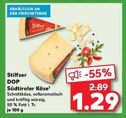 Stilfser DOP Südtiroler Käse