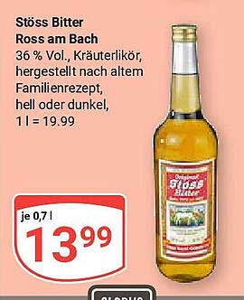 Stöss Bitter Ross am Bach