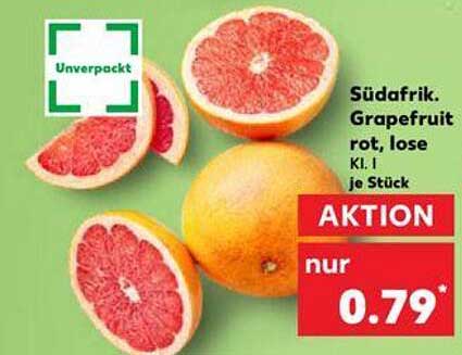 Südafrik. Grapefruit rot, lose Kl. I je Stück