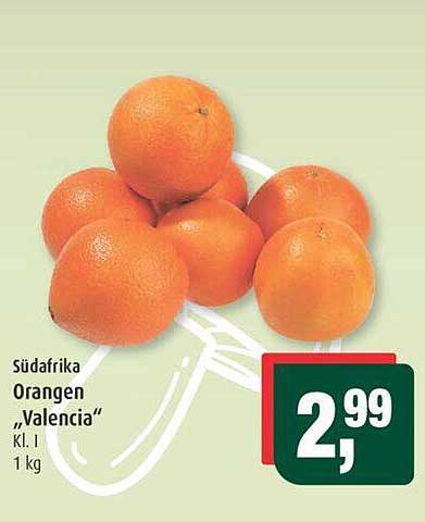 Südafrika Orangen „Valencia“