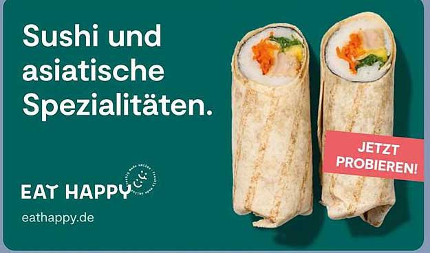 Sushi und asiatische Spezialitäten.