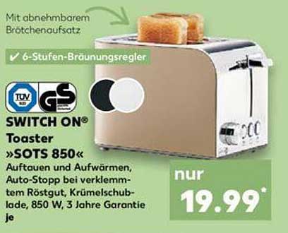 SWITCH ON® Toaster »SOTS 850«