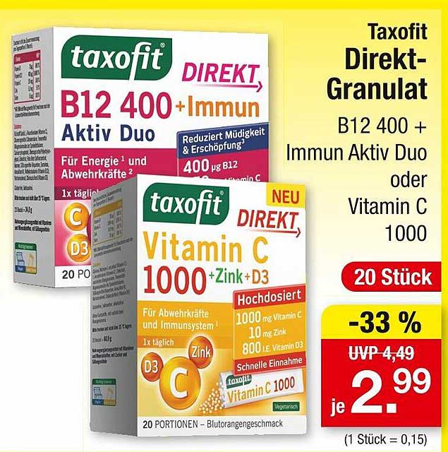 Taxofit Direkt-Granulat