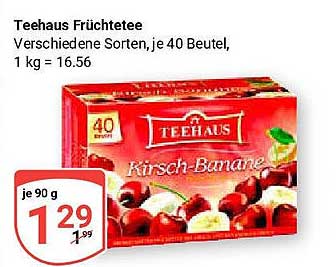 Teehaus Früchtetee Kirsch-Banana