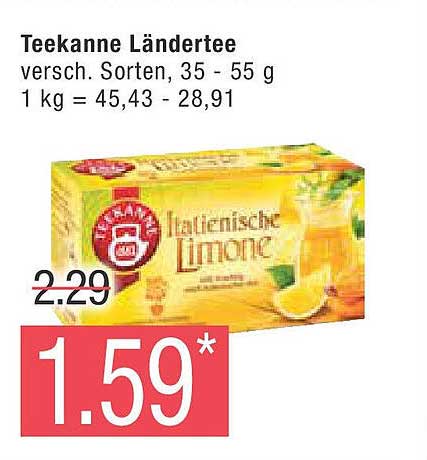 Teekanne Ländertee