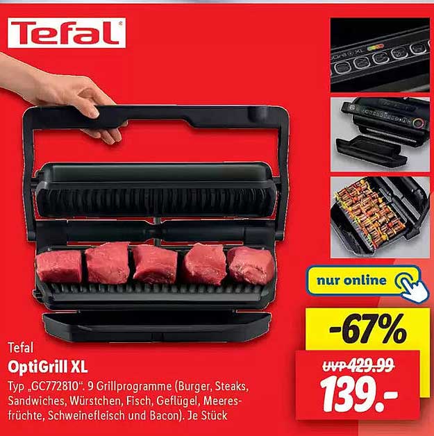 Tefal OptiGrill XL