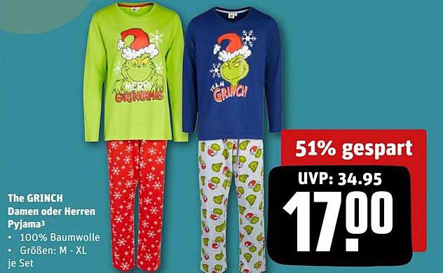 The GRINCH Damen oder Herren Pyjama