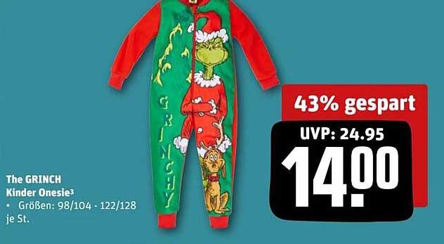 The GRINCH Kinder Onesie