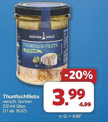 Thunfischfilets