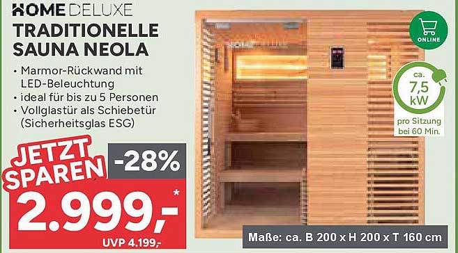 TRADITIONELLE SAUNA NEOLA