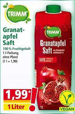 TRIMM Granatapfel Saft